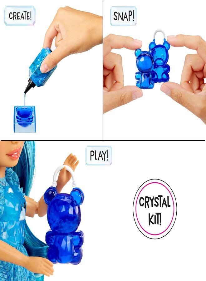 Rainbow High Creative Crystals Skyler - Blue 11” Fashion Doll with Crystal Accessory Make It Kit, Ring for You, DIY, Crafts, Resin Play, Kids Gift 8+ - Image 3